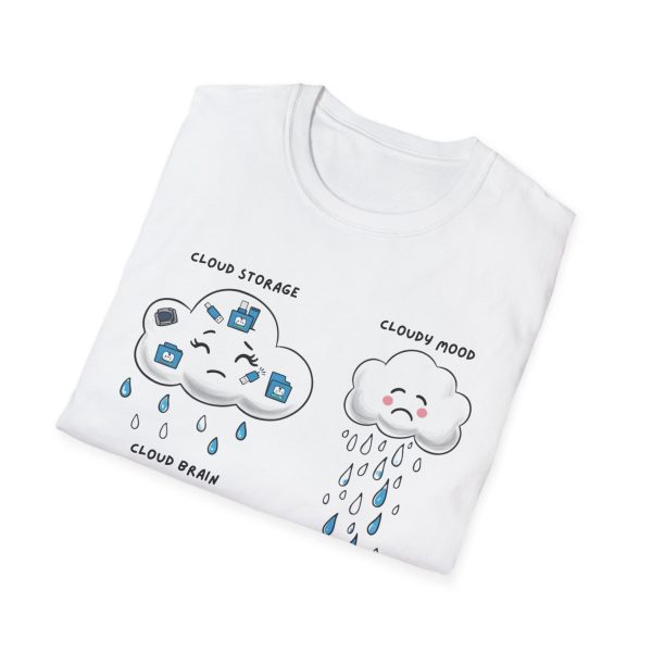 Cloudy 2 Unisex Softstyle T-Shirt - Image 2