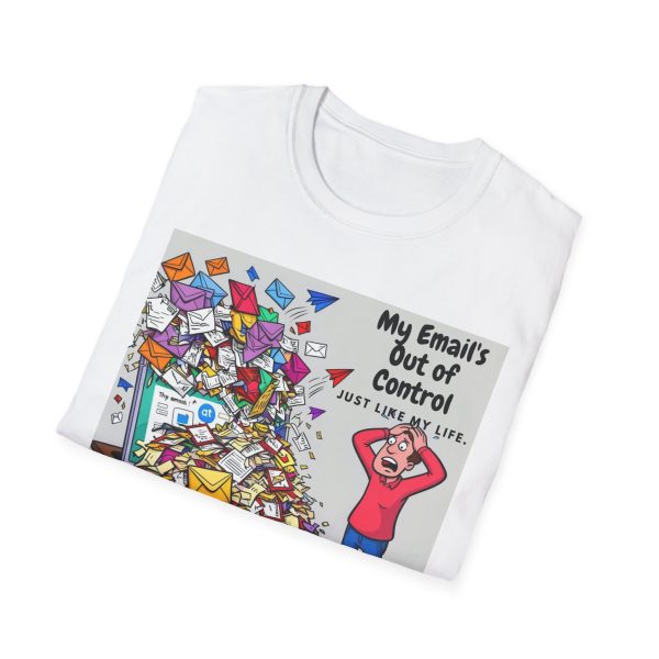 Email Out of Control Unisex Softstyle T-Shirt - Image 6