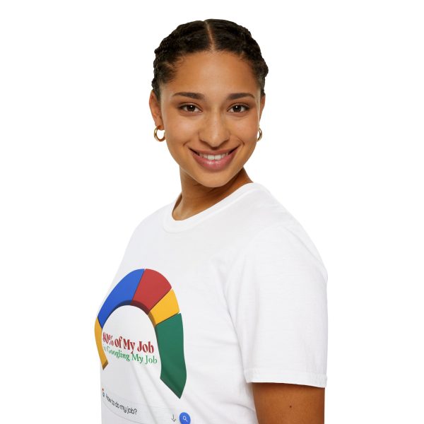 Google My Job Unisex Softstyle T-Shirt - Image 4