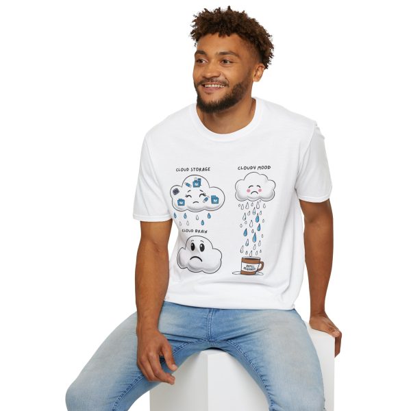 Cloudy 2 Unisex Softstyle T-Shirt - Image 3