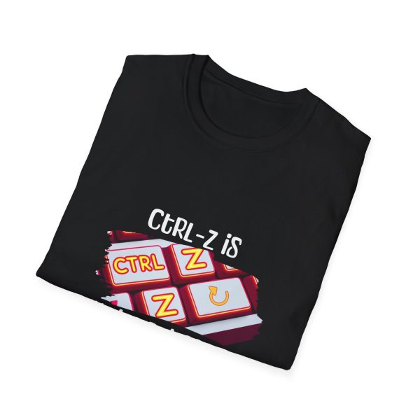 CTRLZ 01 Unisex Softstyle T-Shirt – Funny Tech Apparel for All Occasions - Image 4